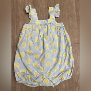 Baby Gap Lemon Print Cotton Bubble Size 12-18 Months